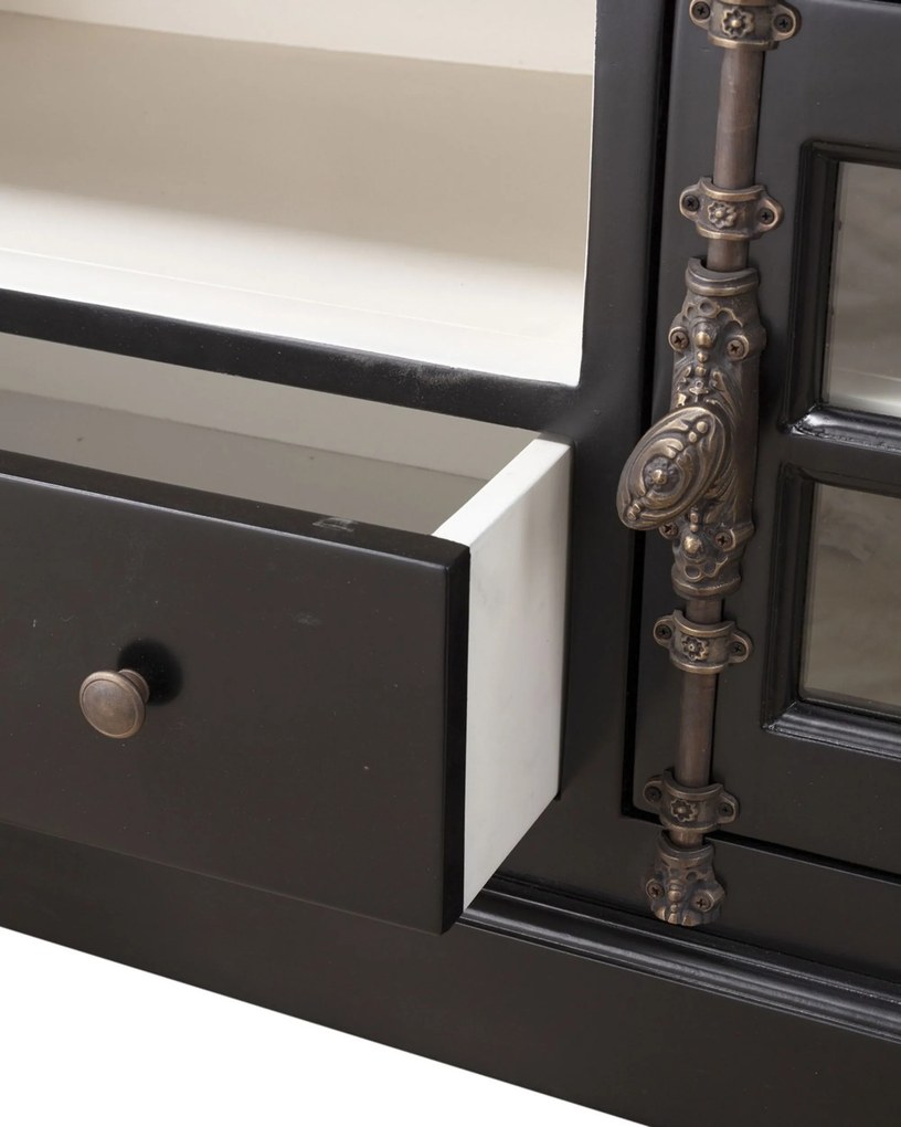 Skrinka RTV Josephine 150 x 46 x 56 cm black