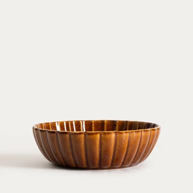 Dekoračná miska MELIDA 750373 hnedá