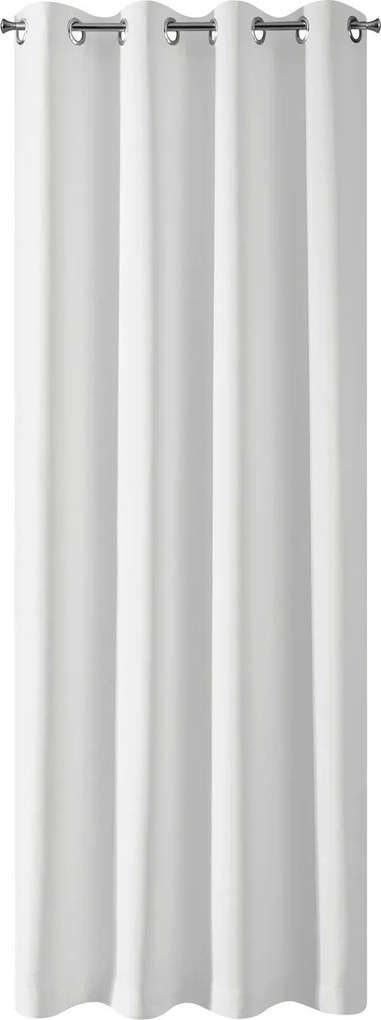 ZÁVES NA KRÚŽKOCH NERISA 140X250 CM BIELA