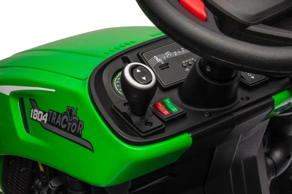 LEAN CARS Elektrický traktor HC-306 zelený 24V