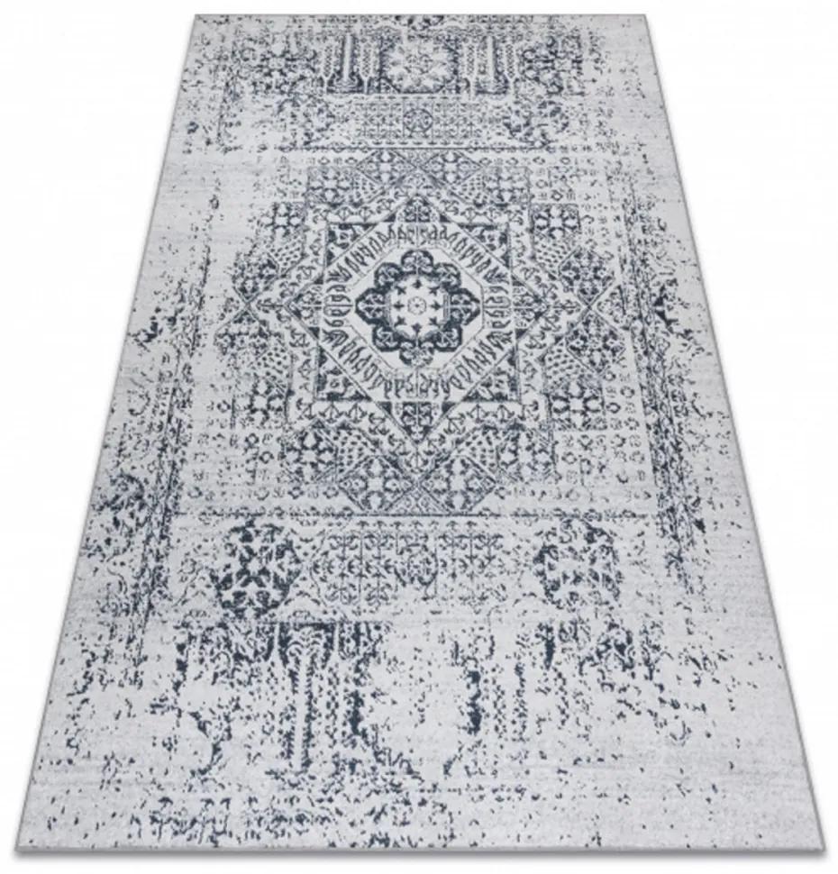 Kusový koberec Rozeta smotanovobiely 80x150cm