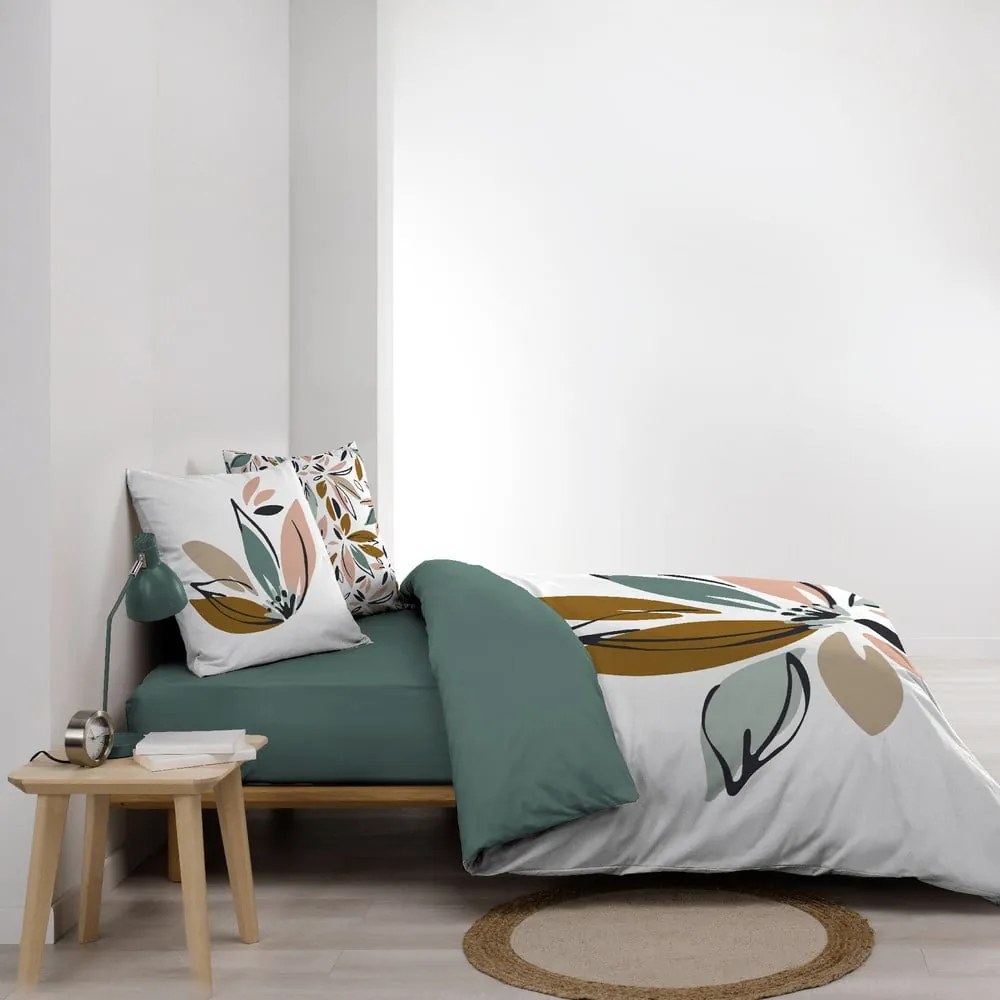 Biele bavlnené obliečky na dvojlôžko/predĺžené 240x220 cm Octavia – douceur d'intérieur