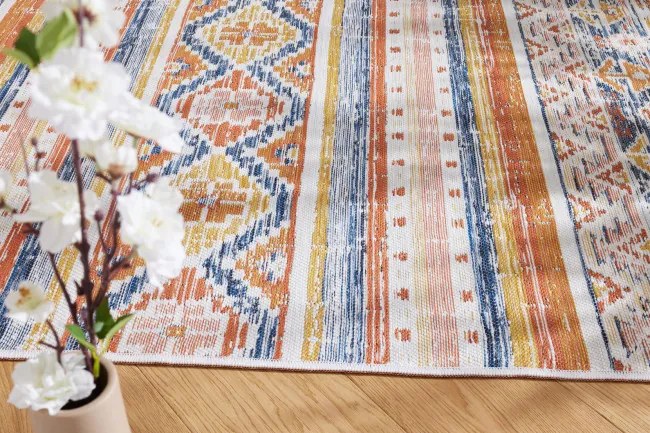 Obojstranný koberec Echo Etno Multi