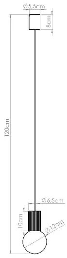 Sollux SL.1724 - Luster na lanku HALO 1xG9/8W/230V pr. 12 cm zelená