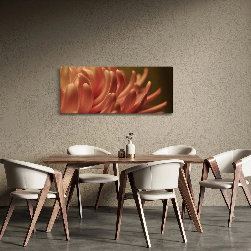 Obraz detailu kvety (120x50 cm)