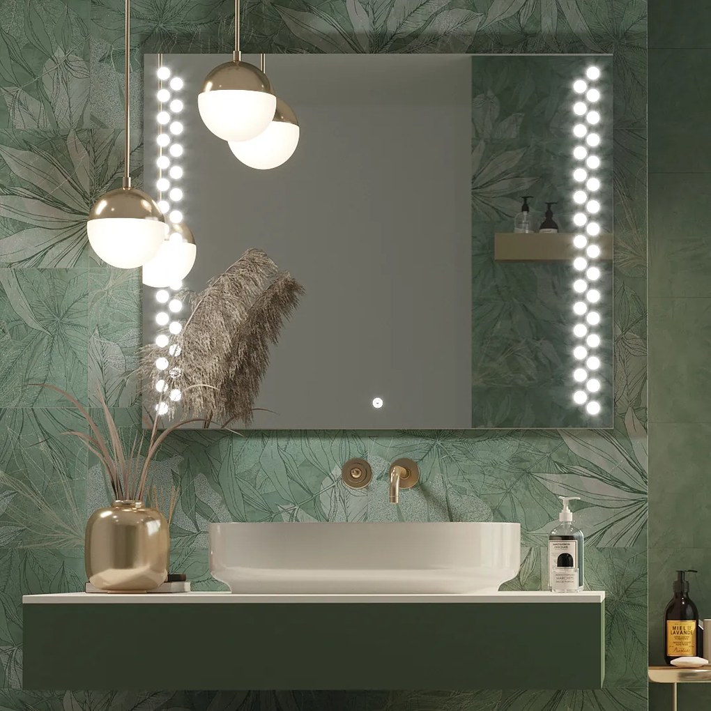 Zrkadlo s led osvetlen m m10 premium biano