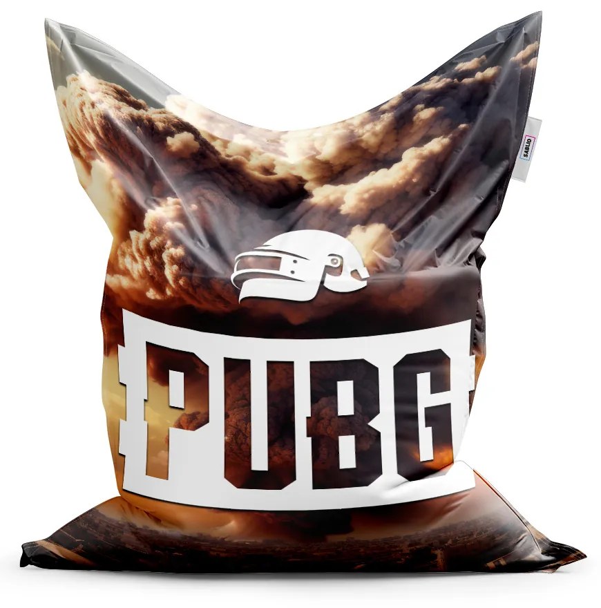 Sablio Sedací vak Classic PUBG Explózia 1 - 150x100 cm