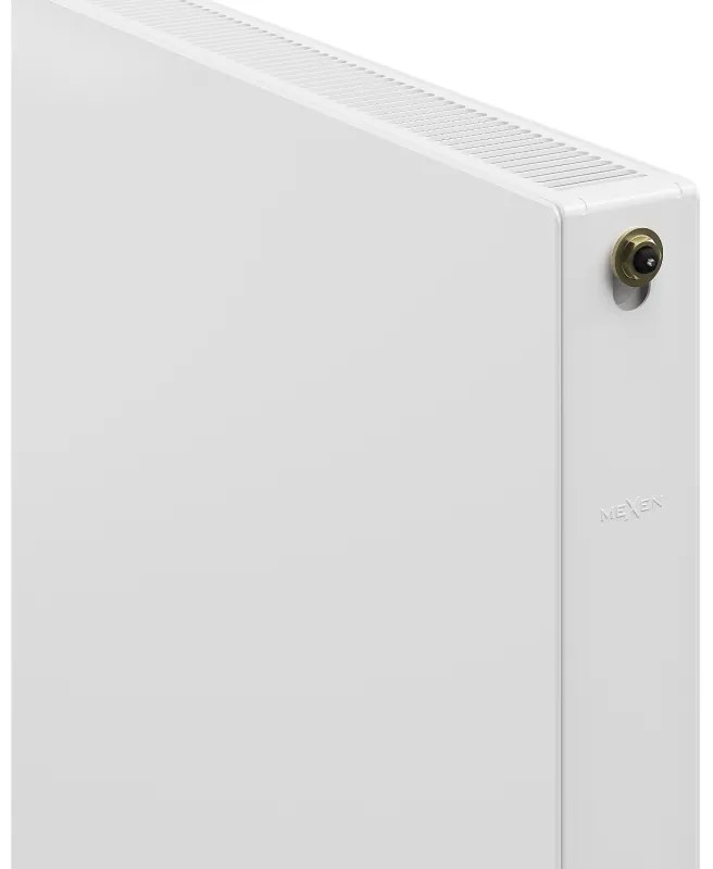 Mexen, Mexen Flat CVF21 panelový radiátor 600 x 1400 mm, spodné pripojenie, 1693 W, biely - W621F-060-140-00
