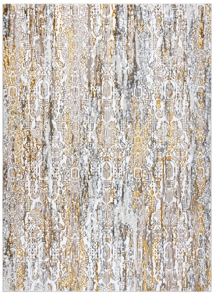 Dywany Łuszczów Kusový koberec Gloss 8487 63 Ornament gold/beige - 240x330 cm