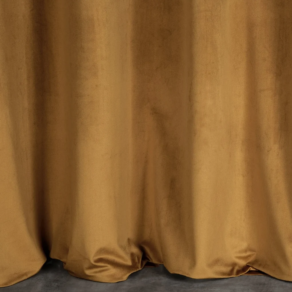 ZATEMŇOVACÍ ZÁVES NA PÁSKE ROSA 140X270 CM MEDOVÁ