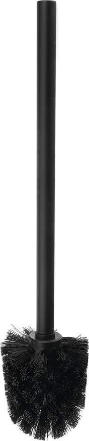 Aqualine WC kefa s rukoväťou, Ø 70mm, čierna SB296