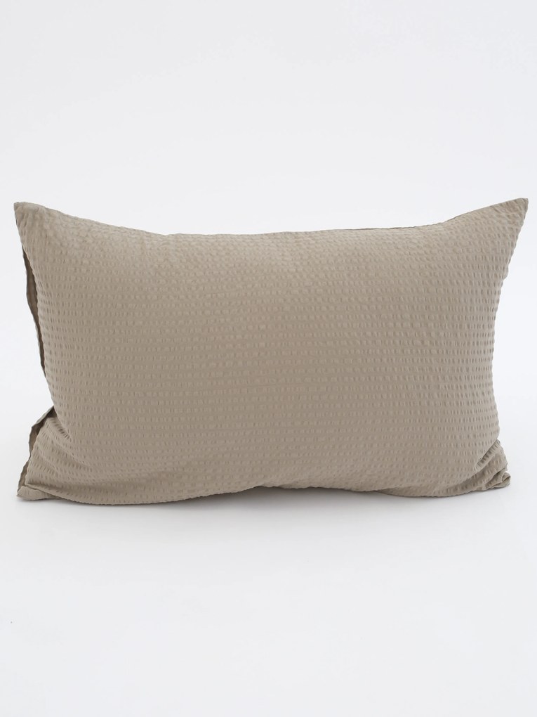 Krepová obliečka na vankúš Renforcé 40 × 60 cm - Julia sivohnedá