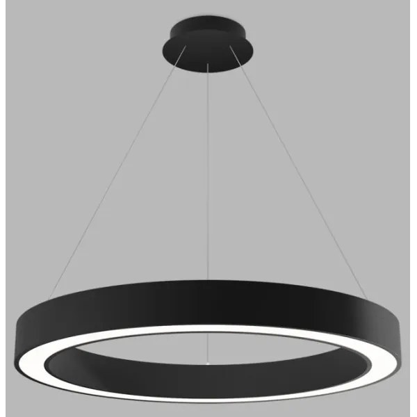 LED2 - LED Stmievateľný luster na lanku SATURN LED/60W/230V 3000K/4000K čierna