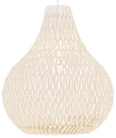 Skandiánske závesné svietidlo biele 45 cm - Lina Drop