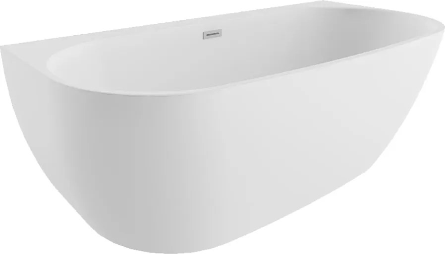 Polimat Akrylátová voľne stojaca vaňa k stene Risa 170x80 POLIMAT-Rozmery: 170x80, POLIMAT-Farba vane: Biela / mokka lesk