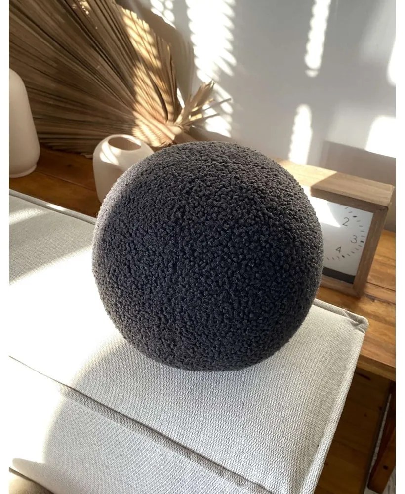 Dekoračný vankúš z materiálu buklé ø 20 cm Top – Mioli Decor