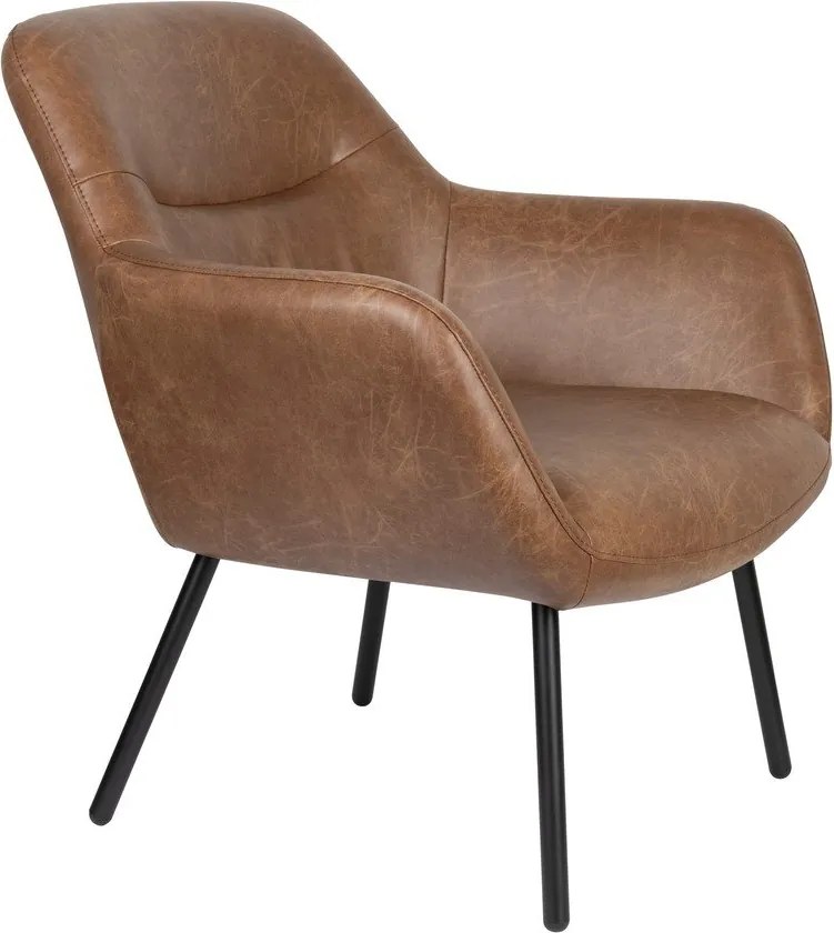 Hnedé kreslo Dude – White Label