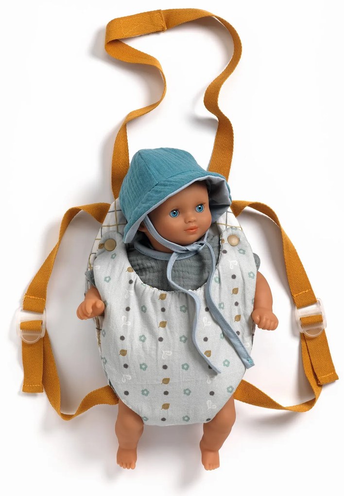 Balíček Baby Pomea s bábikou Dahlia Purple - výbavička na zimnú prechádzku