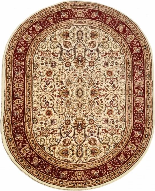 DC Koberec Orient ovál 007 krémová Rozmer: 60×100 cm