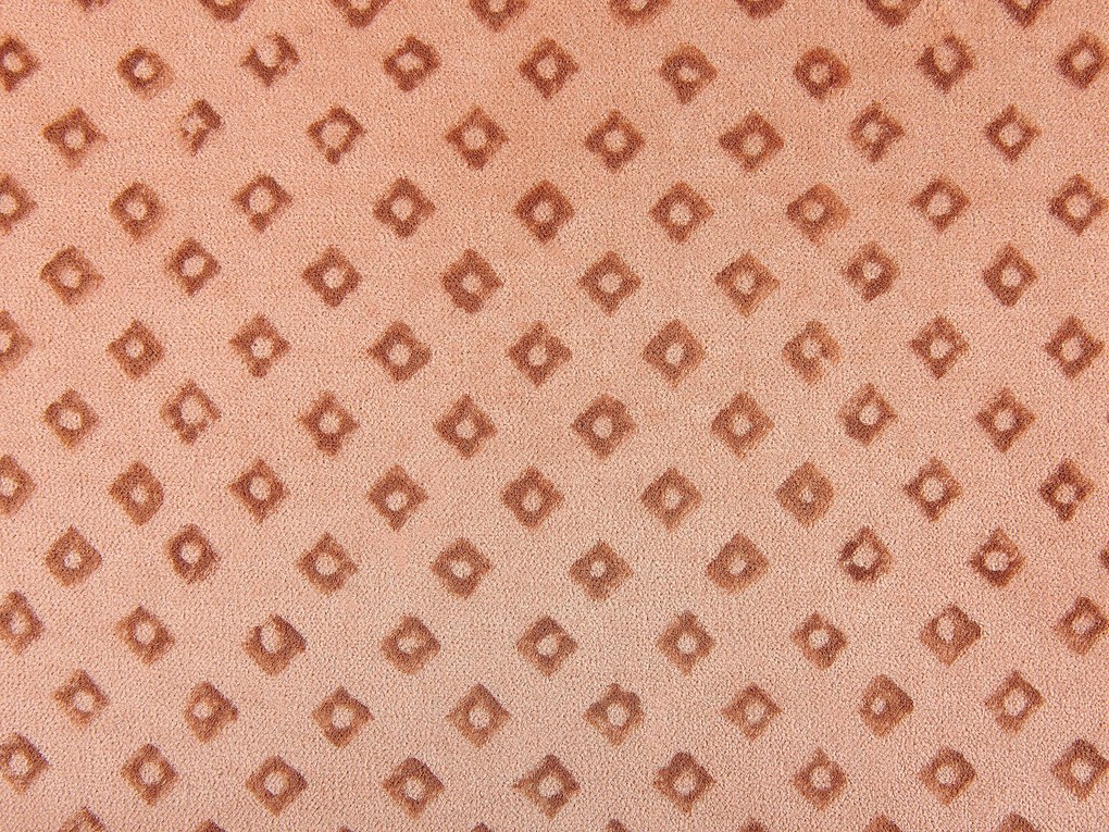 Zamatový vankúš 45 x 45 cm ružový RHODOCOMA Beliani