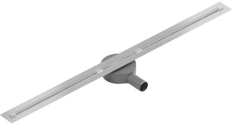 Mexen Flat Super Slim, super tenký odtokový žľab s 360° rotačným sifónom 90 cm, nerez, 1051090