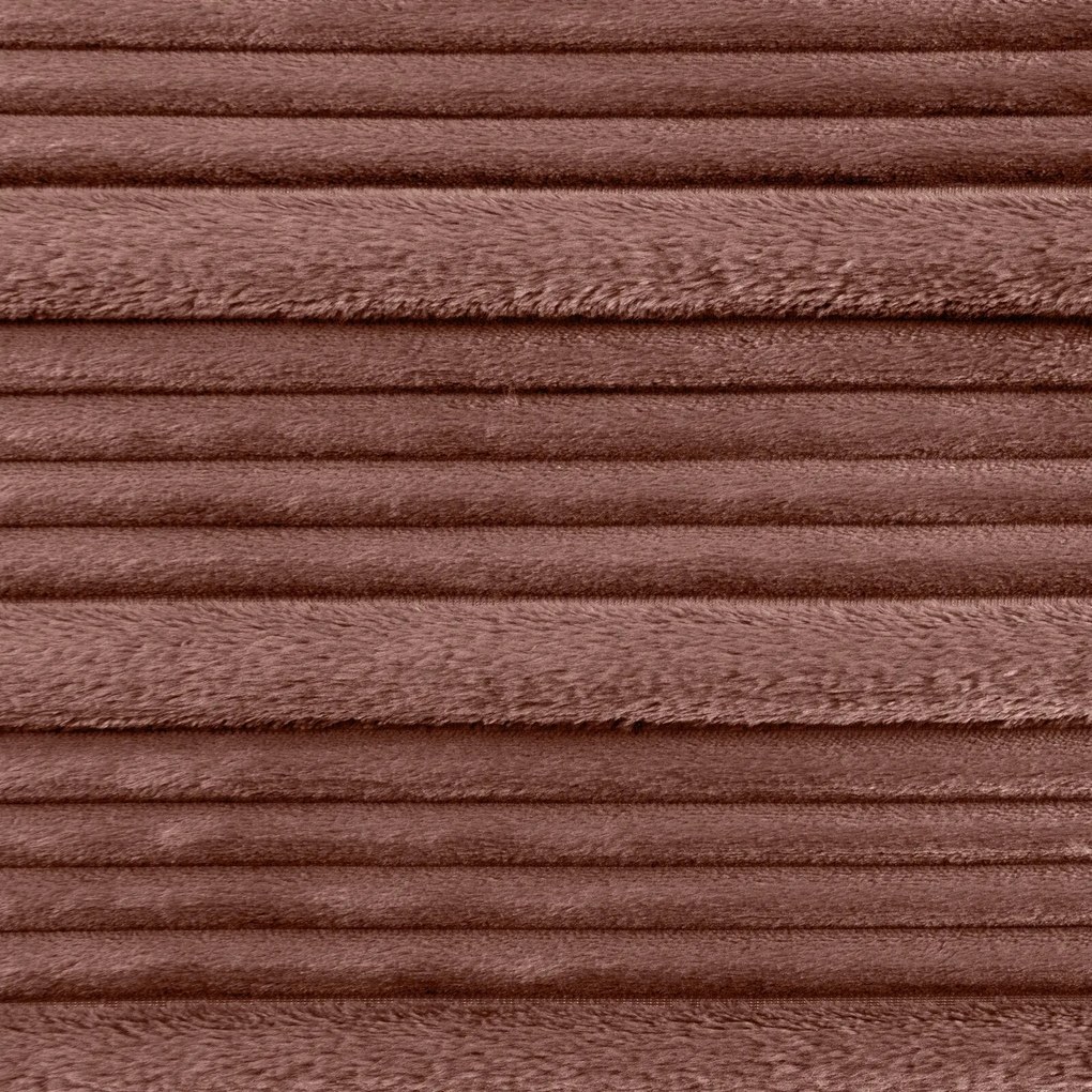 FLANELOVÁ DEKA NINA 150X200 CM SVETLOHNEDÁ