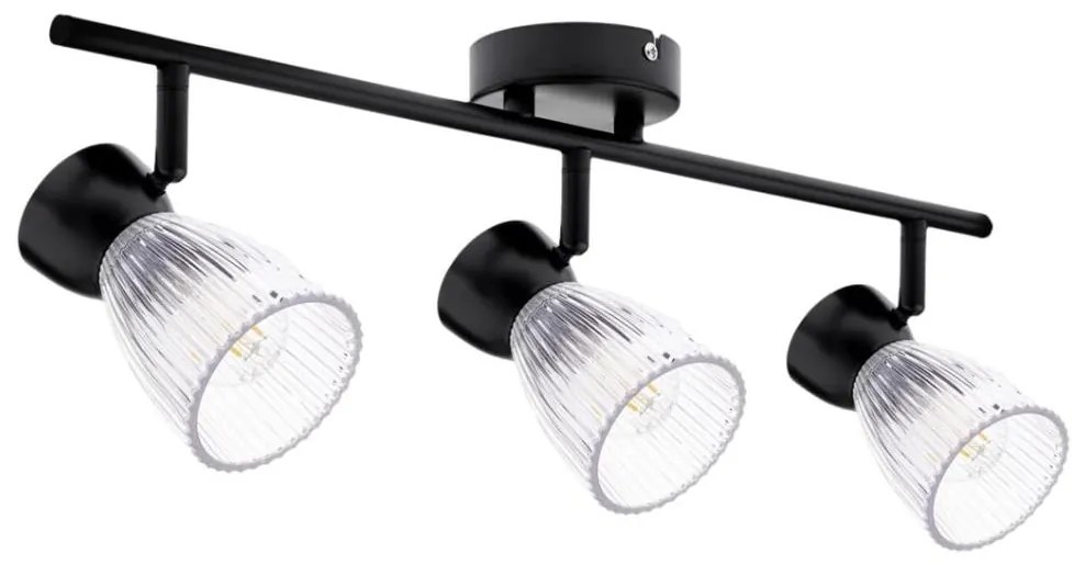 Bodové svietidlo BEST 3xE14/40W/230V čierna