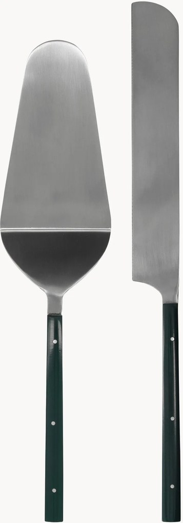 Ručne vyrobené servírovacie lopatky na tortu Lata, 2 ks