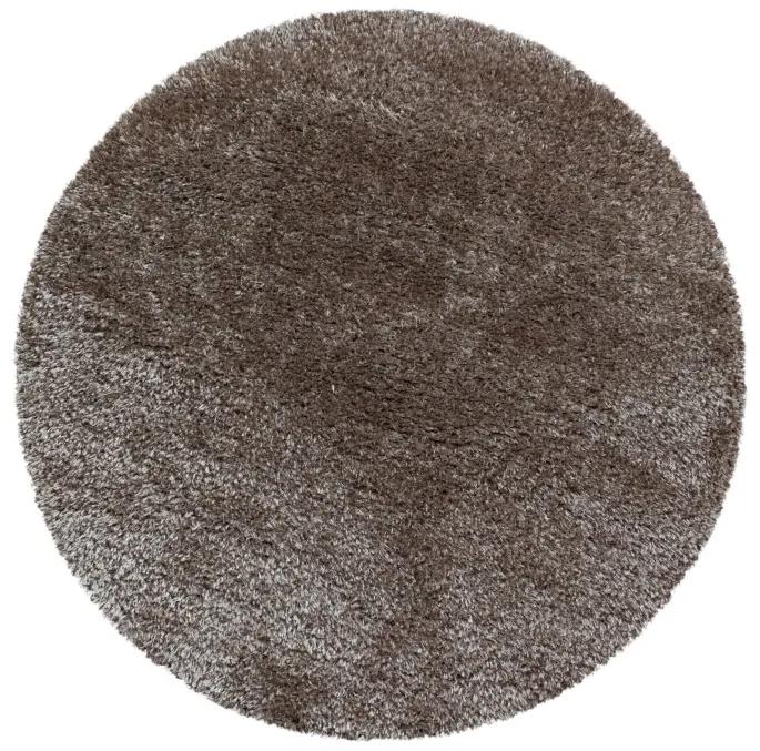 Ayyildiz Kusový koberec BRILLIANT 4200, Okrúhly, Taupe Rozmer koberca: 160 cm KRUH
