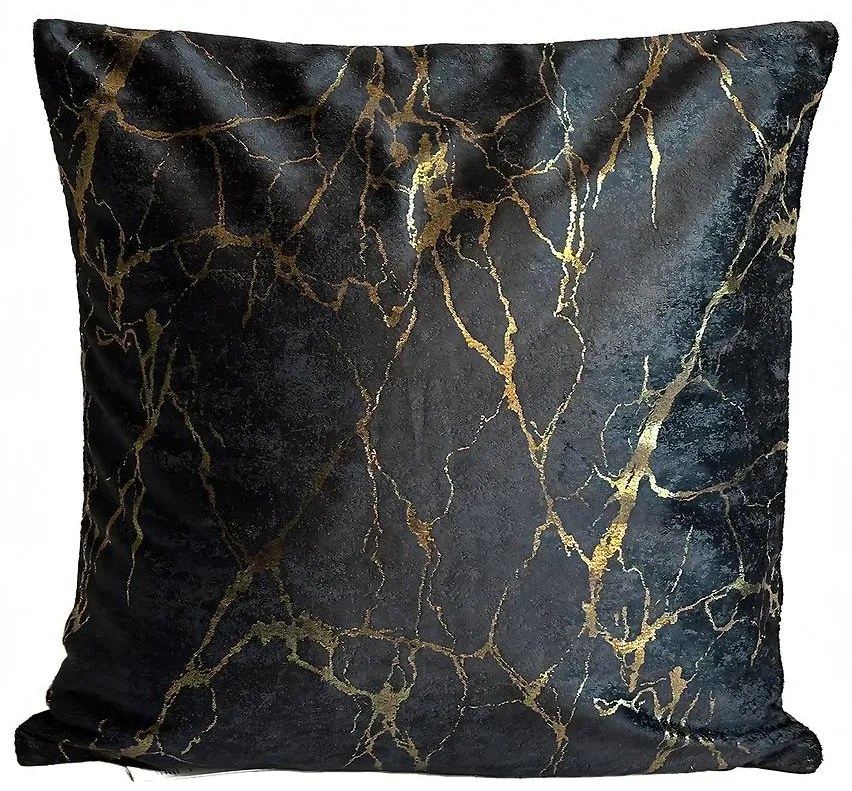 Obliečka na vankúš Justi RQ-212 40x40 cm čierna