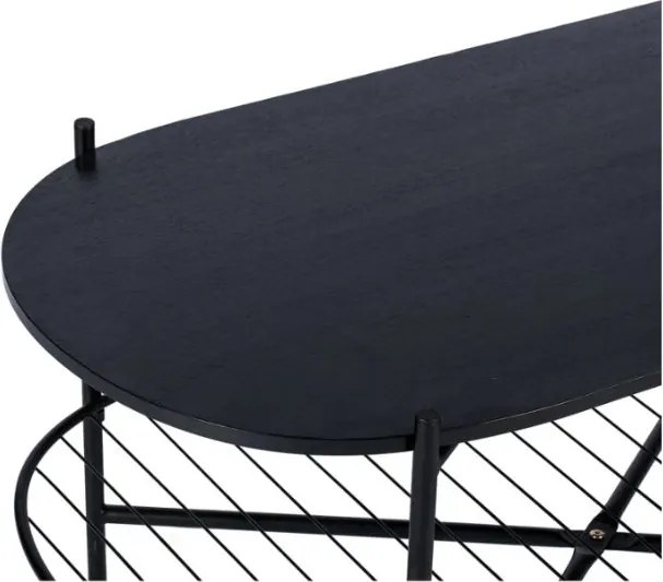 Noela Čierny oválny konferenčný stolík Selection Joe