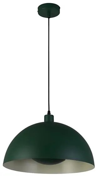 Searchlight 35410GR - Závesné svietidlo MARS na lankách 1xE27/60W/230V priemer 25 cm zelené