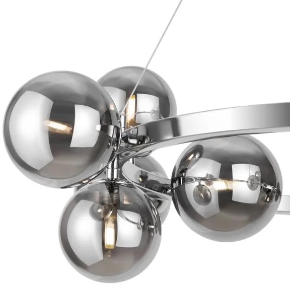 Maytoni MOD545PL-11CH - Luster na lanku DALLAS 11xG9/28W/230V chróm