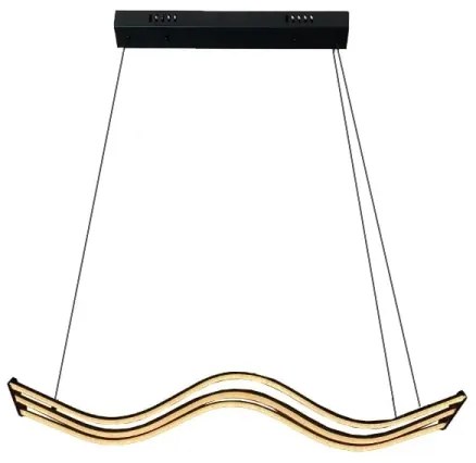 LED Stmievateľný luster na lanku LED/70W/230V 3000-6500K + diaľkové ovládanie