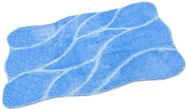 Kúpeľňový koberček Honey svetlomodrý