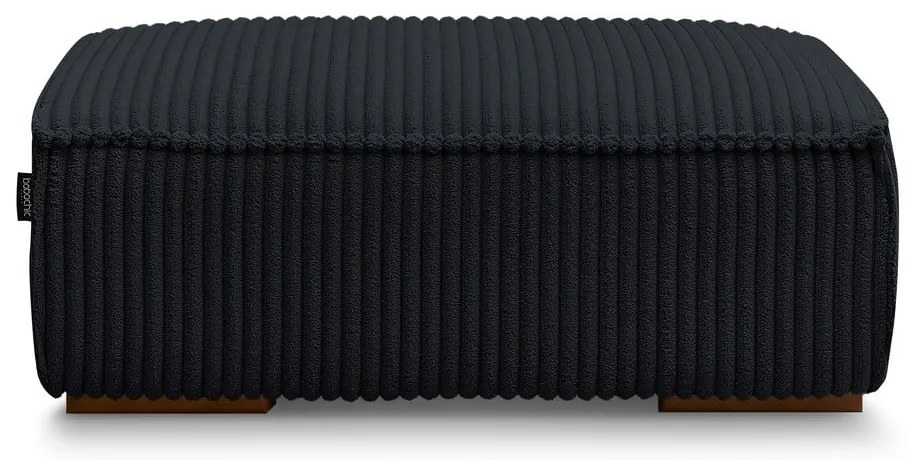 Čierna menčestrová podnožka Chelsea – Bobochic Paris