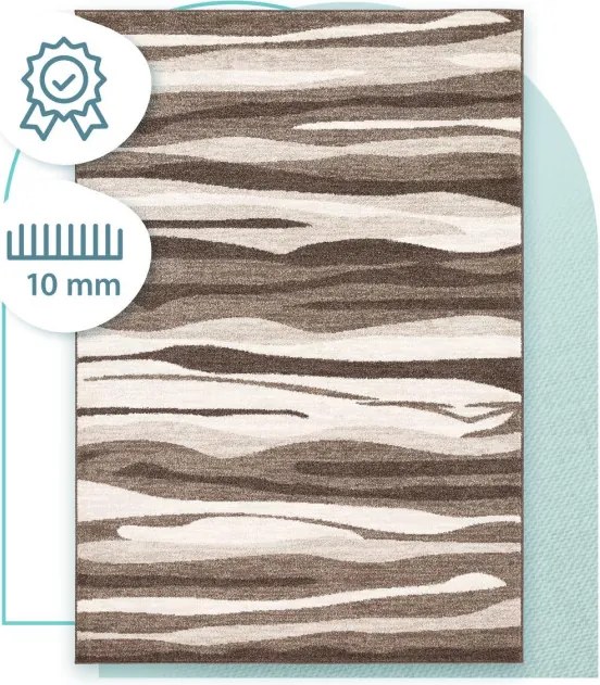 Koberec Sari K186A svetlohnedý