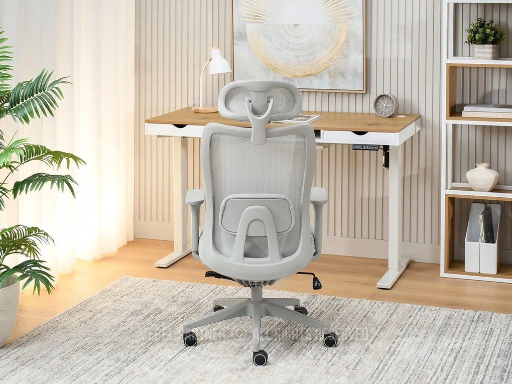 Kancelárske kreslo Artenegro (sivá). Akcia -30%. Vlastná spoľahlivá doprava až k Vám domov. 1136326