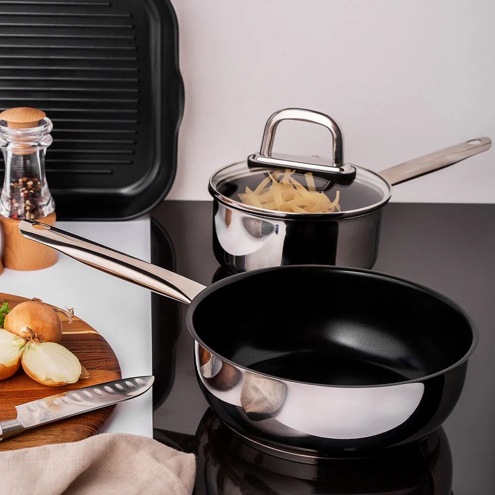 Panvica / Wok ø 24 cm, H: 9 cm - Saturn Lunasol - 601277