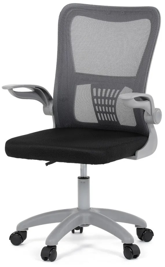 Detská pracovná stolička LUMO — sieťovina, viac farieb Sivá