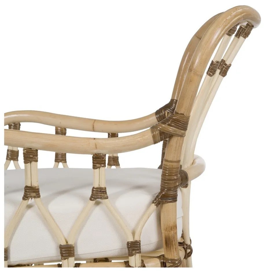 Kreslo s výpletom v prírodnej farbe – Ixia