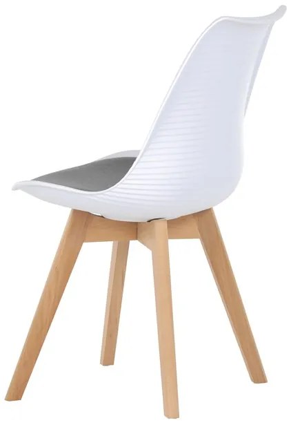 Autronic BONTEC Jedálenská stolička, biela, plast, CT-X7056 GREY Farba: Biela