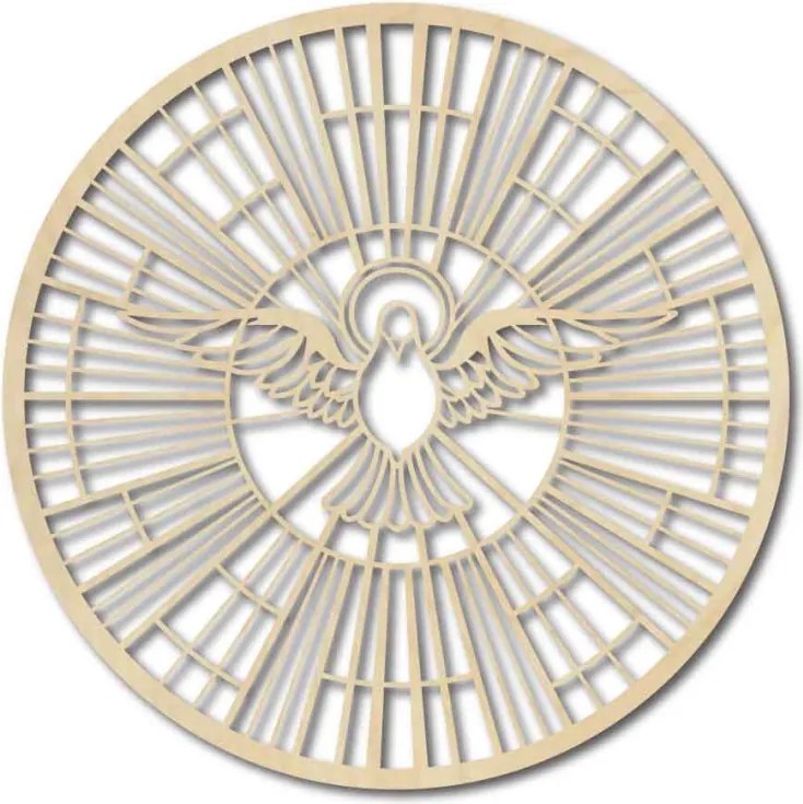 Drevený obraz na stenu duch svätý  I SENTOP PR0347