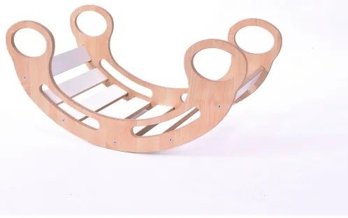 Multifunkčná hojdačka Montessori biela/javor