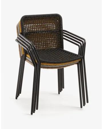 ELLEN stolička Čierna