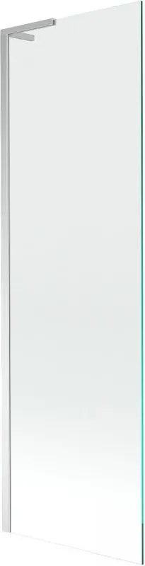 Mexen Next L, 1-krídlová vaňová zástena 60 x 150 cm, 6mm číre sklo, chrómový profil, 895-060-000-03-00-01