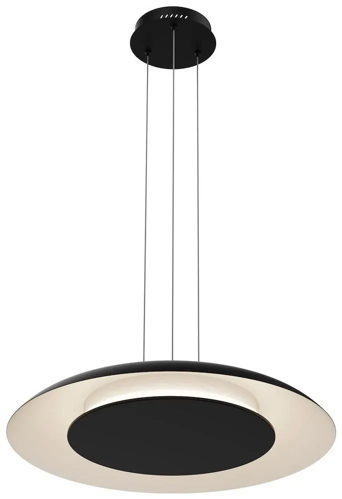 LED luster na lane PIATTINO LED/30W/230V 2700/3200/4000K pr. 40 cm čierna