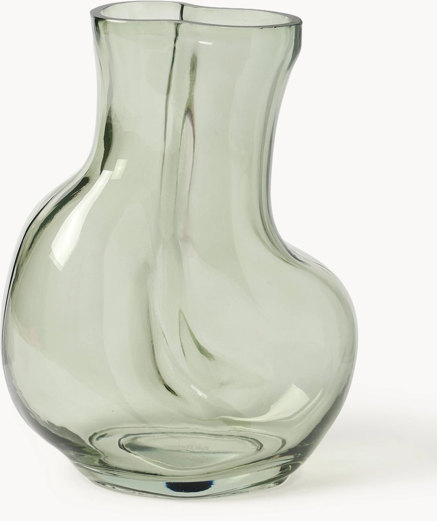 Ručne vyrobená sklenená váza Gleam, V 22 cm
