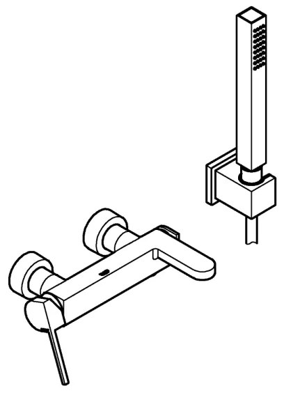 GROHE 33547003 - Vaňová batéria PLUS lesklý chróm