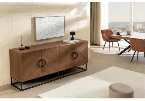 Komoda 46556 Grandezza 180cm Natural Orech dyha - Komfort-nábytok